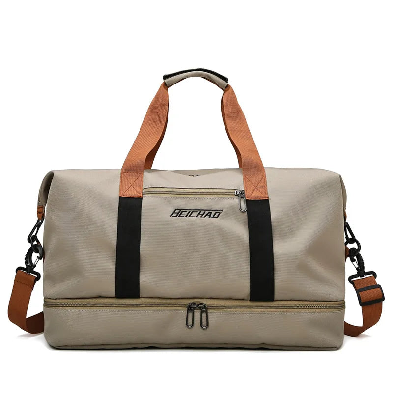 Portable Duffle Gym Bag – Lightweight Fitness Carry-on for Travel and Sports