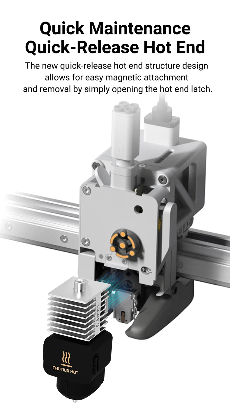 Hardened Steel Hotend Kit – High Speed 3D Printer Nozzle for Bambu Lab A1