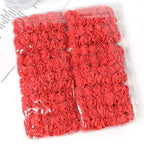 Mini Foam Artificial Rose Heads – 2cm Craft Flowers for Wedding Decorations
