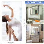 Self-Adhesive Mirror Wall Stickers – Flexible Reflective Safety Decal for Home Decor
