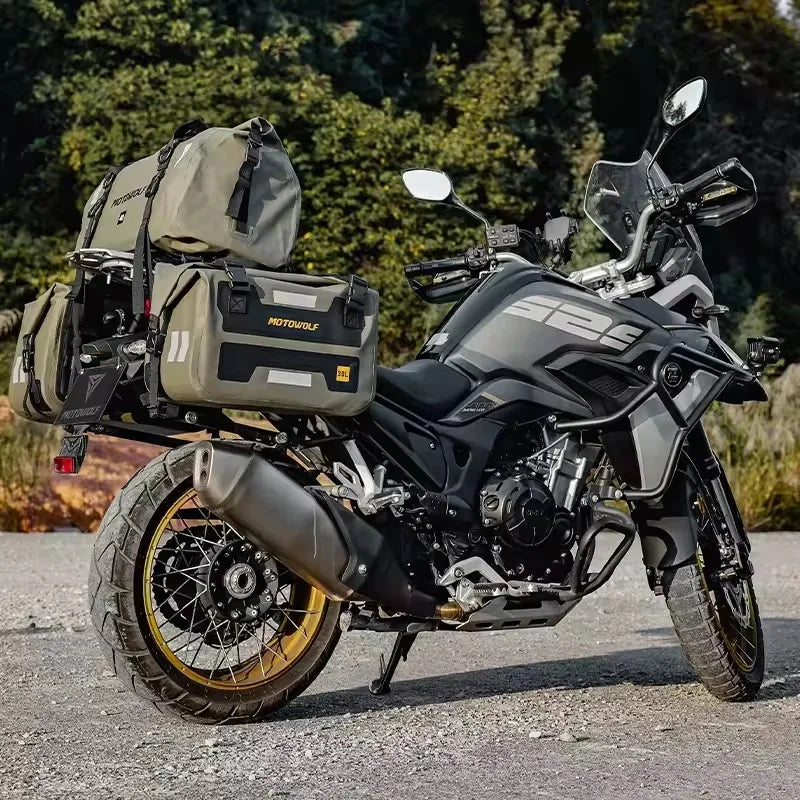 Waterproof Motorcycle Saddlebags – Large Capacity Luggage for Outdoor Travel