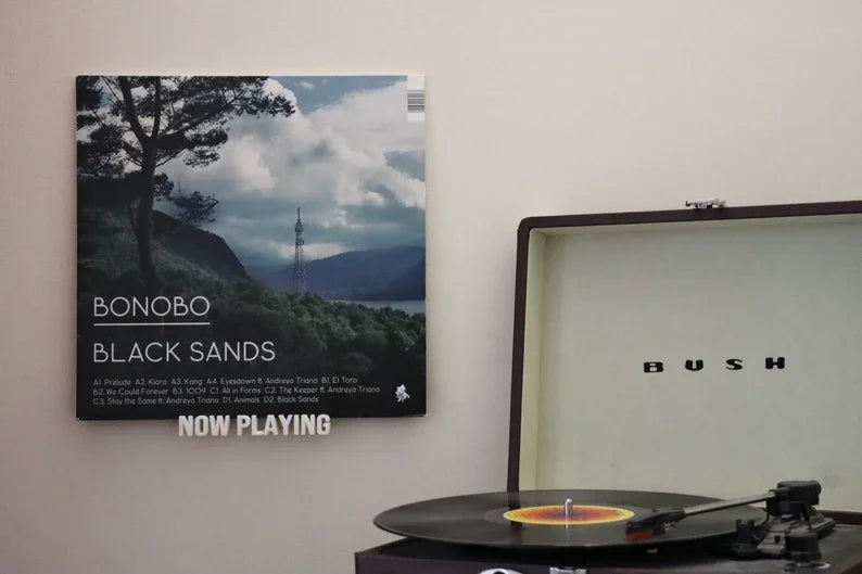 Wall Mounted Vinyl Record Shelf – Modern Display Rack for Home Decor