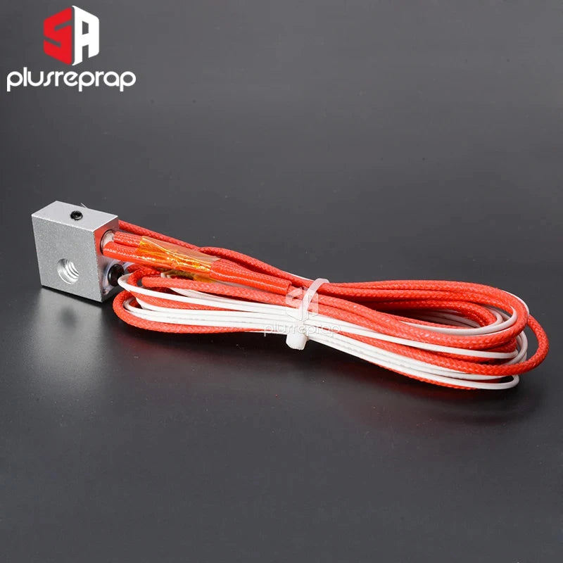 3D Printer Hotend Block – Aluminum 20x20x10mm for Heating Extrusion