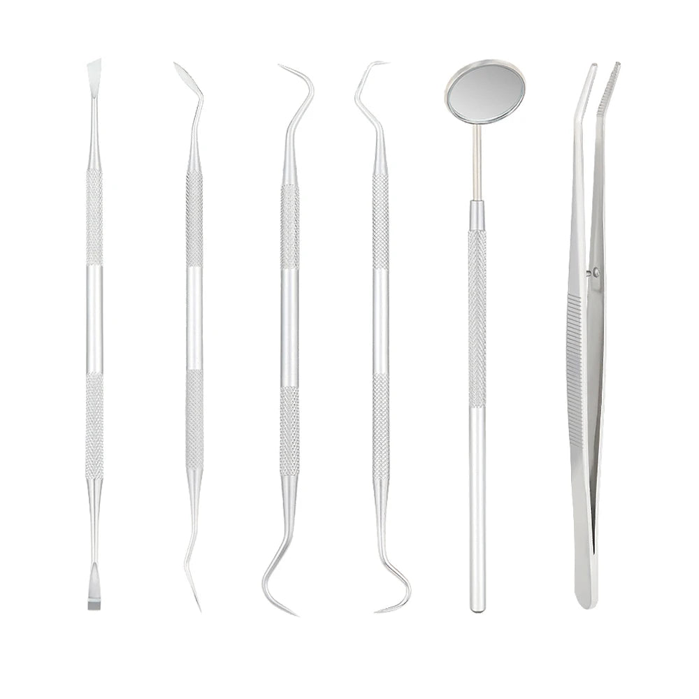 Stainless Steel Dental Tool Set – Professional Exam Kit for Oral Hygiene