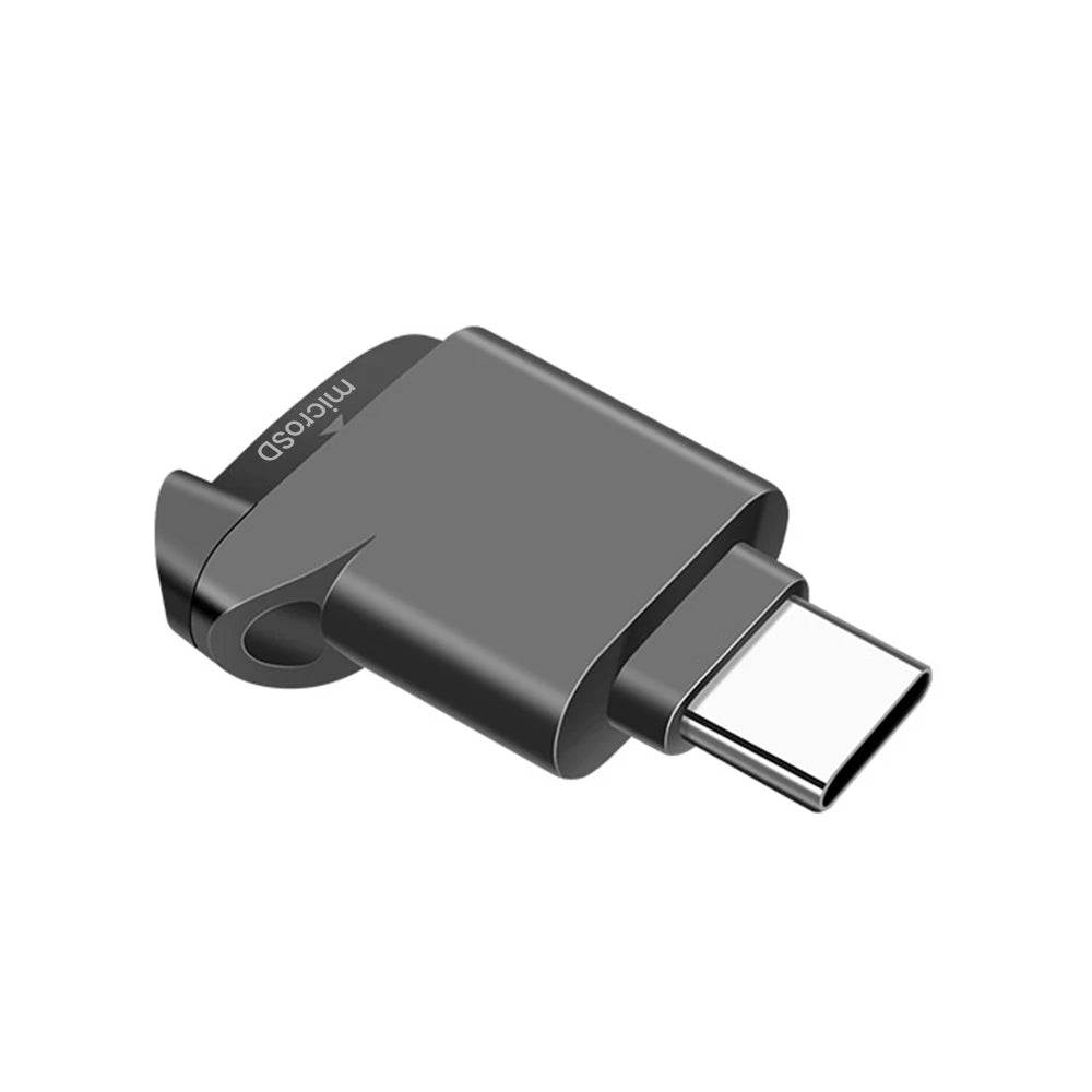 USB-C TF Card Reader – Compact External Storage for Smartphones