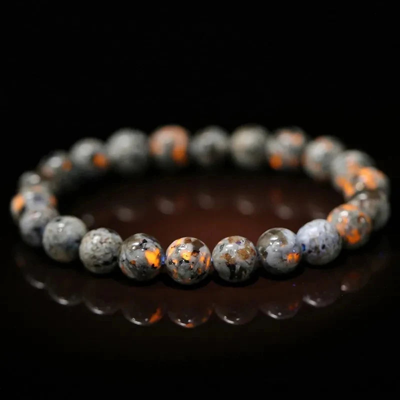 Natural Stone Bead Bracelet – Healing Crystal Gemstone Jewelry for Men and Women