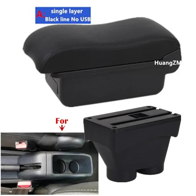 Center Console Armrest Box – Storage Organizer for Peugeot 208 2012-2018