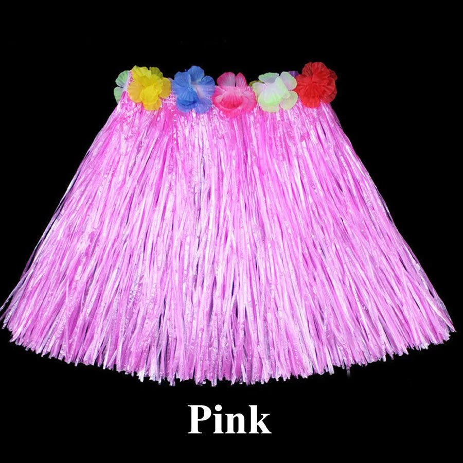 Hawaiian Hula Grass Skirt – Tropical Costume for Beach Parties and Luaus