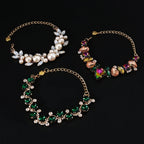 Rhinestone Pearl Pet Collar – Jeweled Dog and Cat Necklace for Weddings