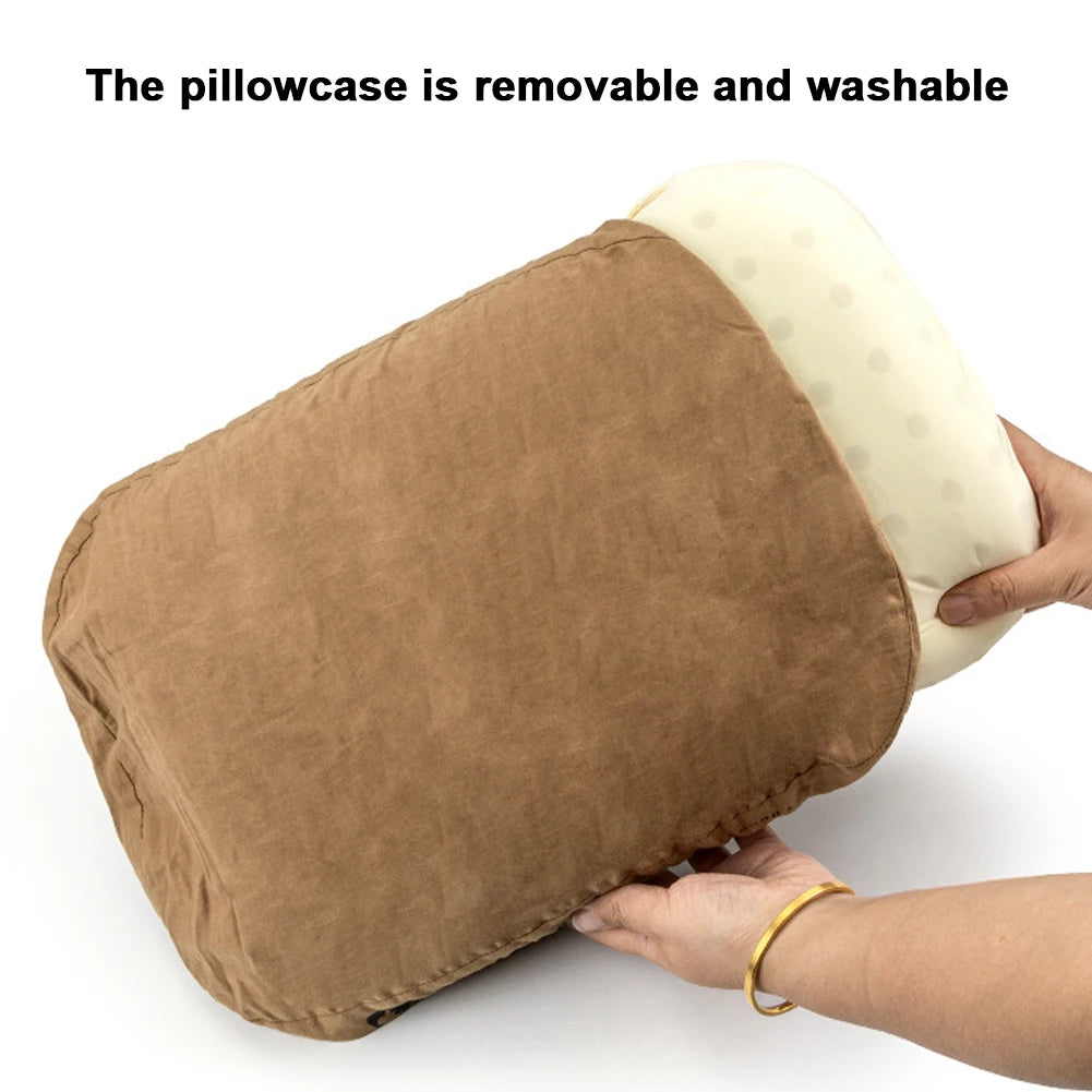 Memory Foam Travel Pillow – Portable Neck Support for Outdoor Camping