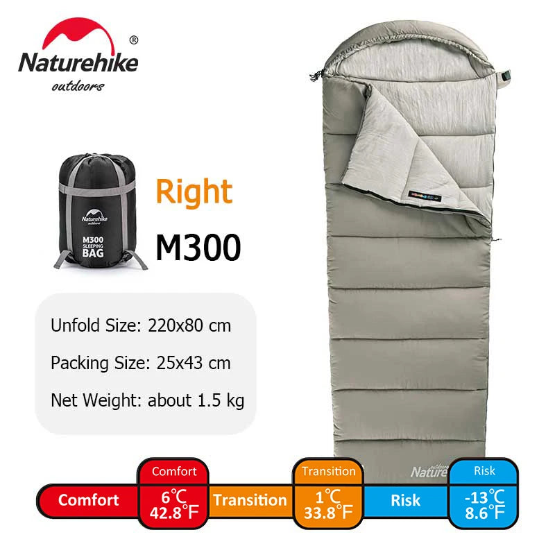 Ultralight Winter Sleeping Bag – Waterproof Hooded Gear for Outdoor Camping