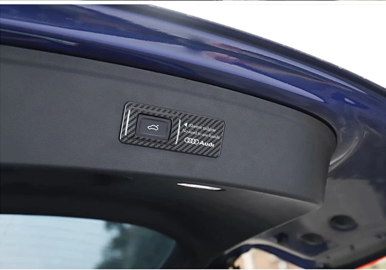 Tailgate Warning Sticker – Reflective Decal for Audi S-Line Trunk Access