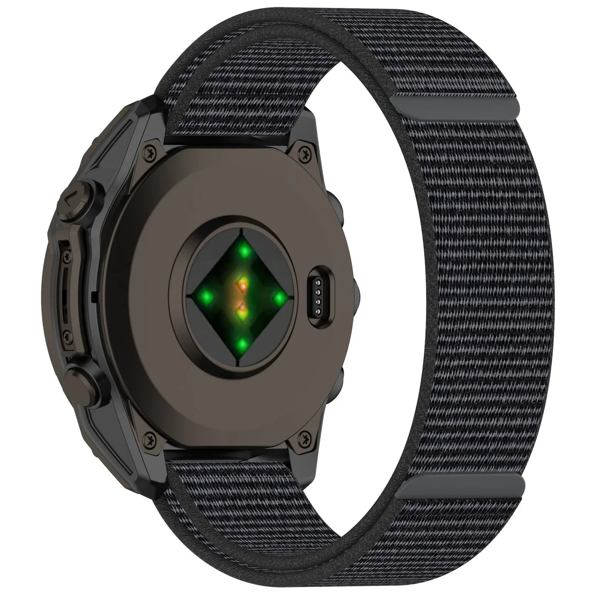 Nylon Hook and Loop Sport Strap – Adjustable Wristband for Garmin Fenix Series