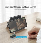 Adjustable Portable Phone Stand – Foldable Desk Holder for Smartphones