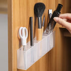 3-Grid Plastic Desk Organizer – Multi-Functional Storage for Makeup