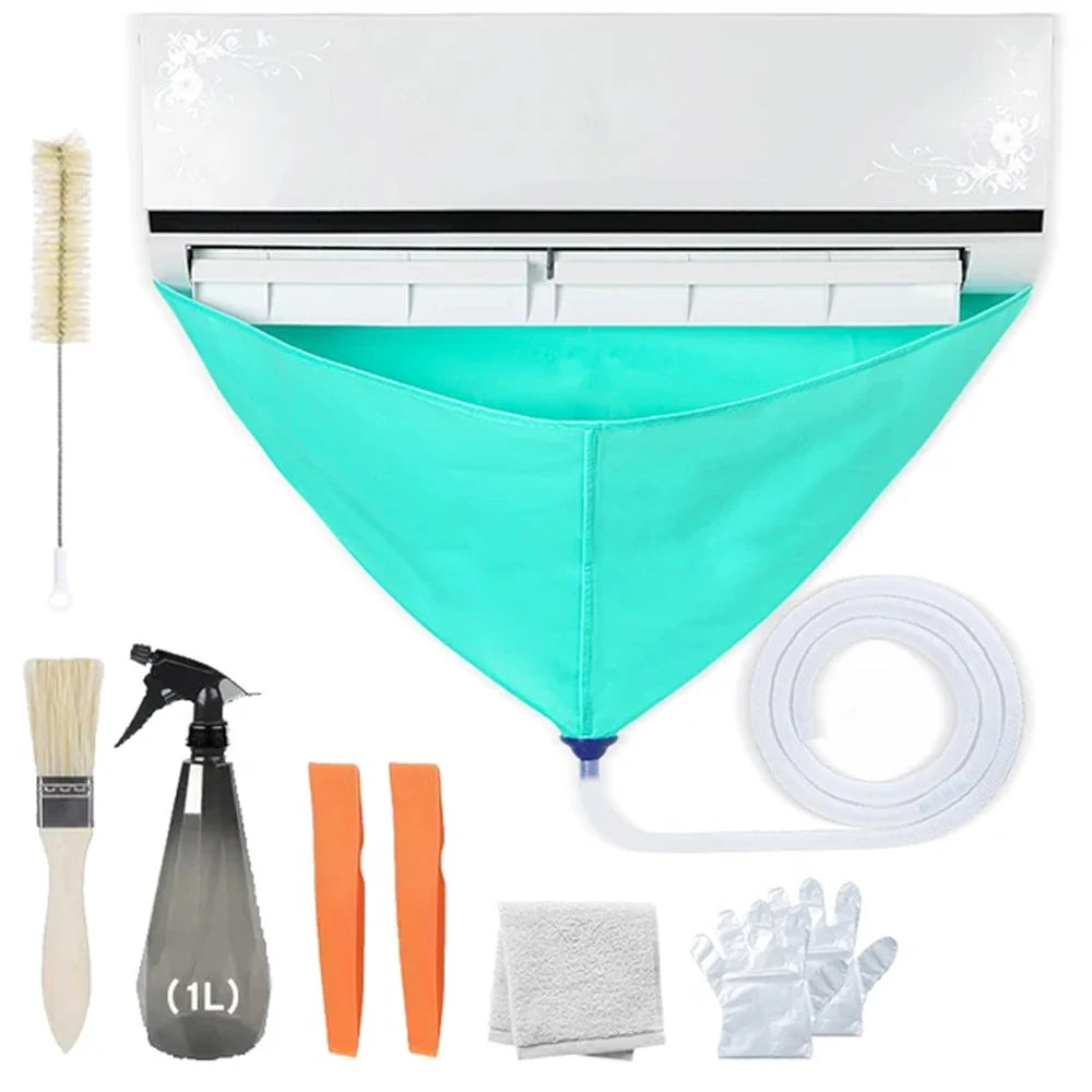 Air Conditioner Cleaning Kit – Leak-proof Cover for Professional Home Maintenance