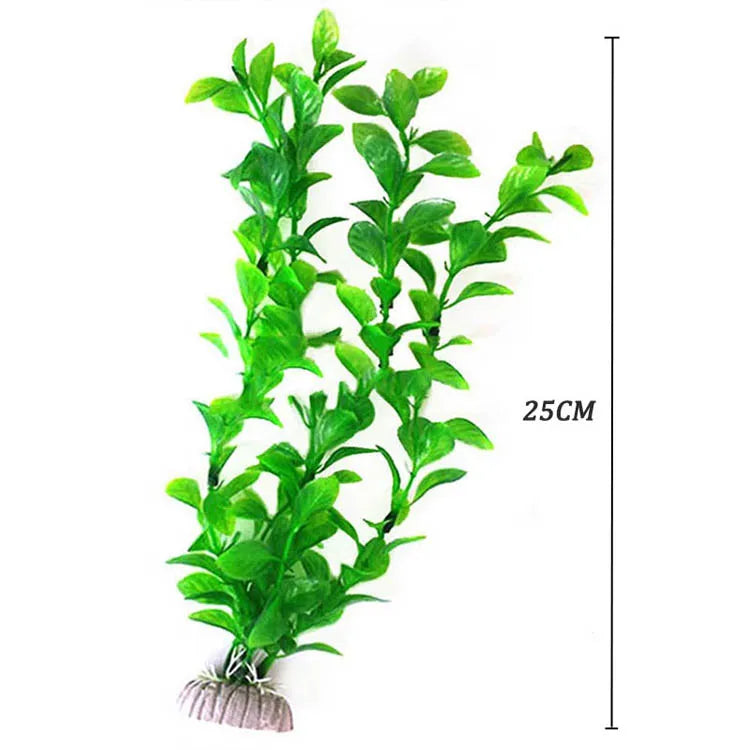 Artificial Water Grass – Plastic Aquarium Plant Ornament for Fish Tank Decor