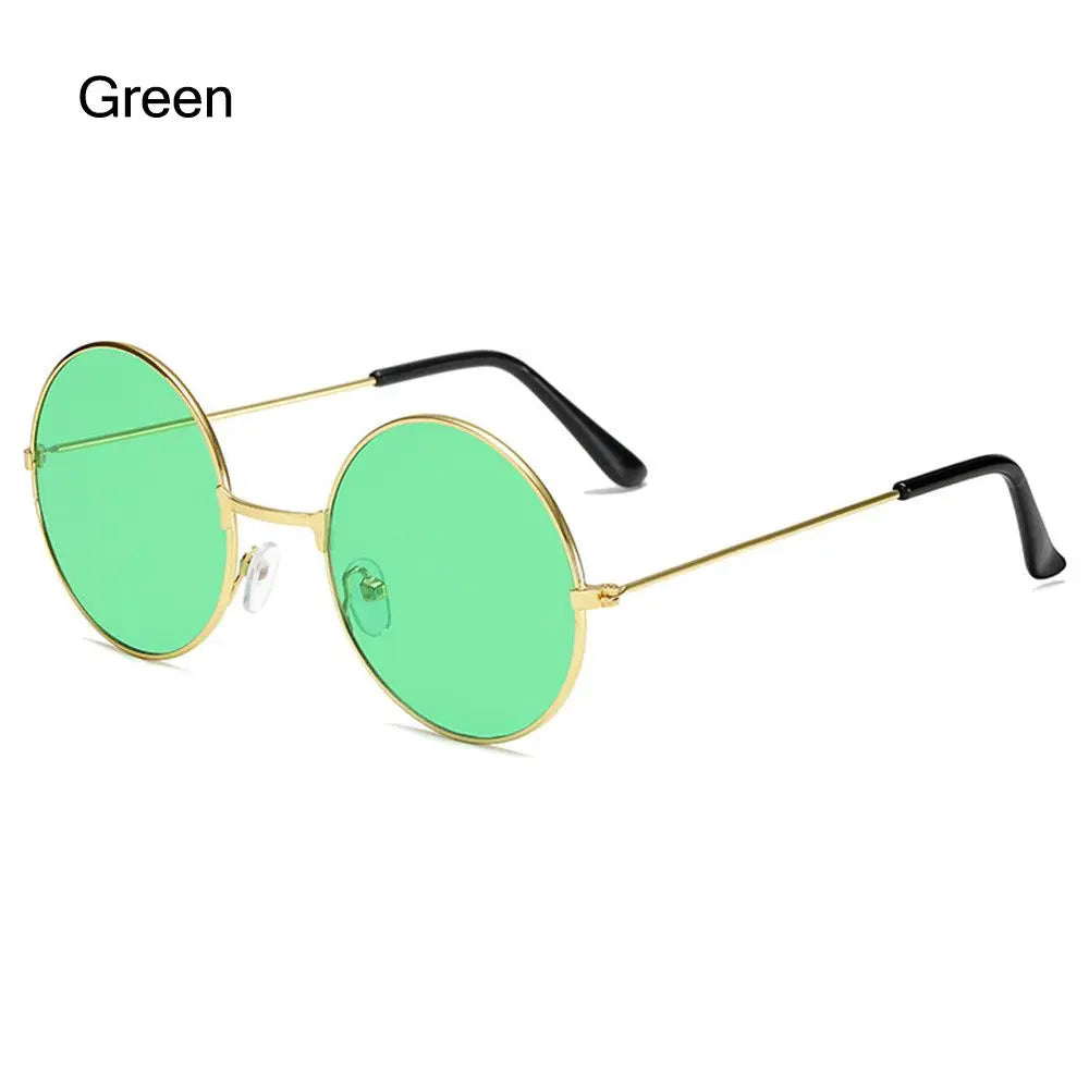 Retro Small Oval Sunglasses – UV400 Gradient Mirror Shades for Festival Wear