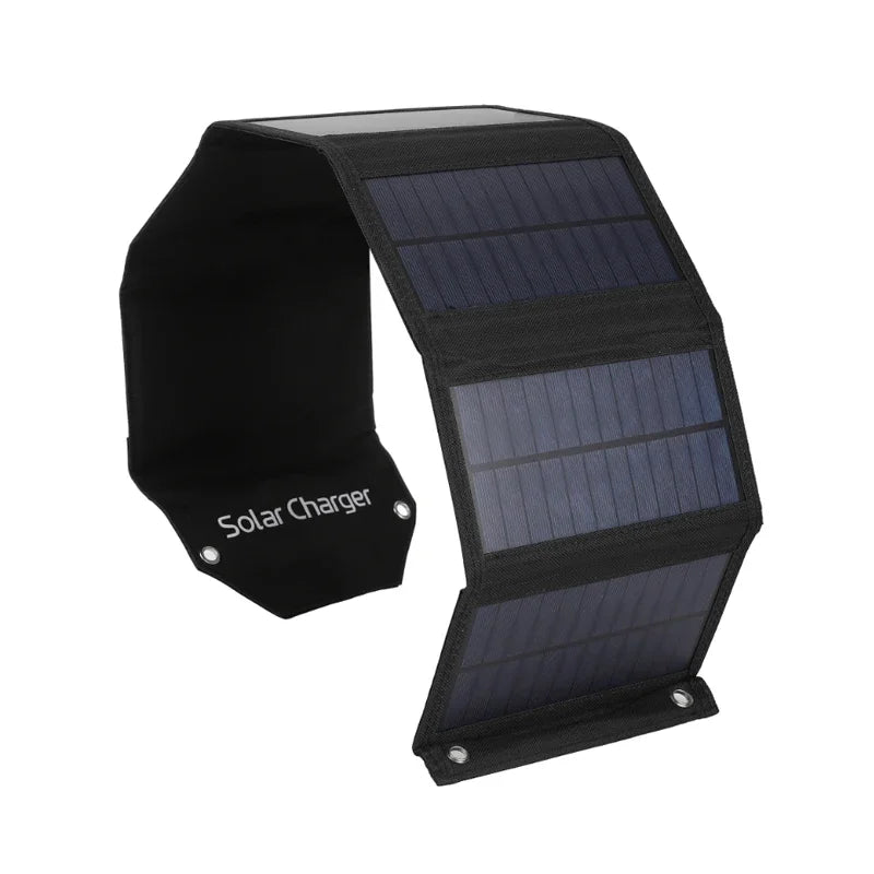 Foldable Solar Panel – 100W Portable USB Charger for Outdoor Camping