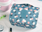 Waterproof Hanging Cosmetic Bag – Travel Toiletry Organizer for Women