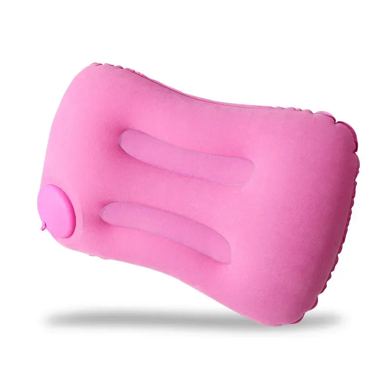 Inflatable Travel Pillow – Ergonomic Support for Camping and Car Comfort