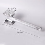 Stainless Steel Meat Tenderizer – Double-Sided Heavy Duty Hammer for Kitchen