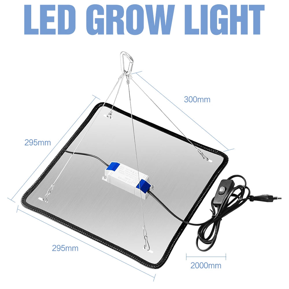Full Spectrum LED Grow Light – Quantum Board for Indoor Plant Hydroponics