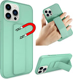 Magnetic Stand Phone Case – Protective Cover with Wrist Strap for iPhone Series