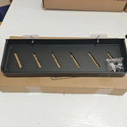 Bathroom Corner Shelf – Adhesive Black Shower Storage for Shampoo