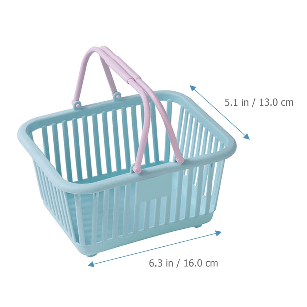 Small Plastic Picking Baskets – Portable Storage for Kids Toys and Bathroom