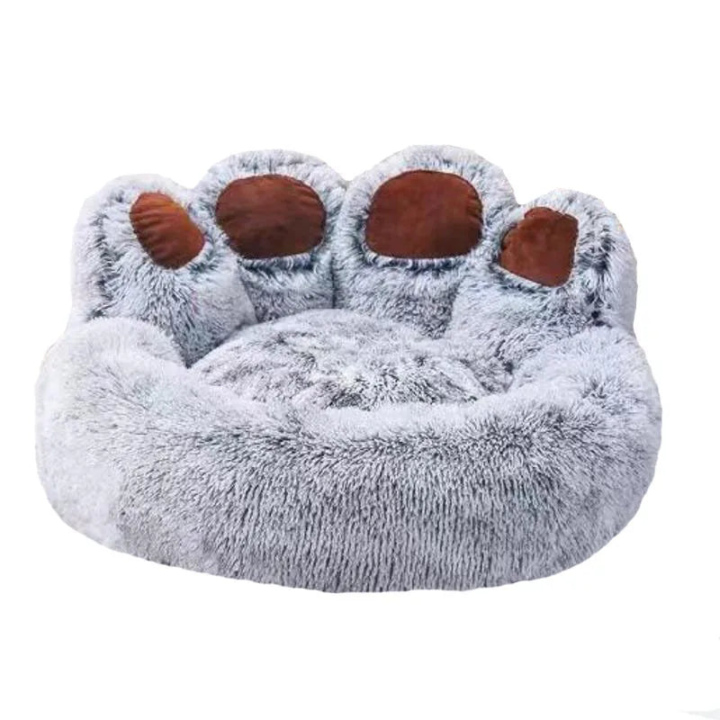 Plush Fluffy Pet Bed – Large Soft Cushion for Dogs and Cats