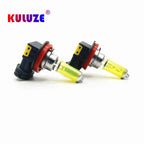 H8 Halogen Fog Light Bulbs – 3000K Yellow Automotive Headlight Replacement
