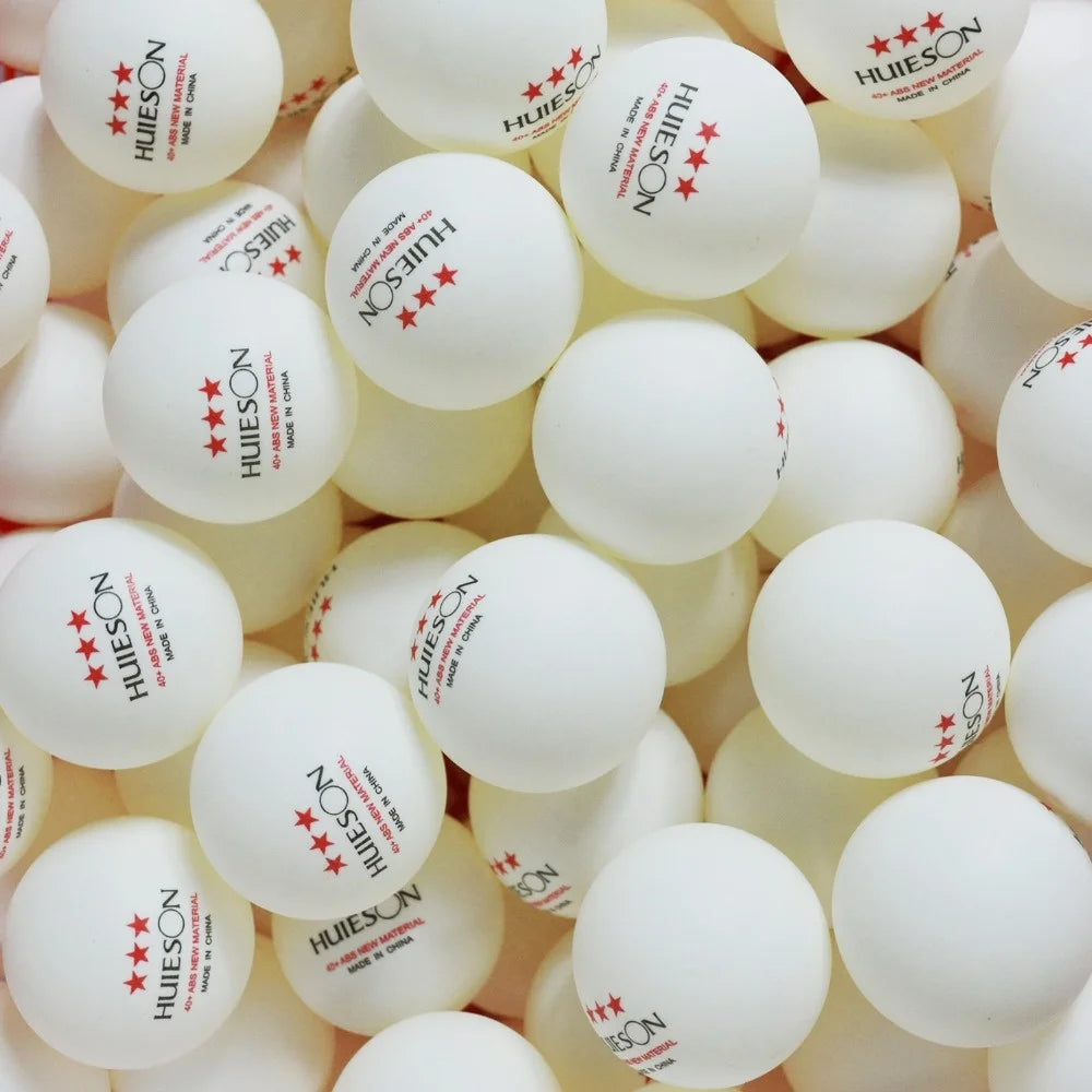 Huieson ABS Table Tennis Balls – 3 Star 40mm Ping Pong Set for Match Training