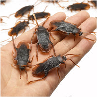 Lifelike Rubber Cockroach Prank Props – Realistic Bug Toy for Halloween Jokes