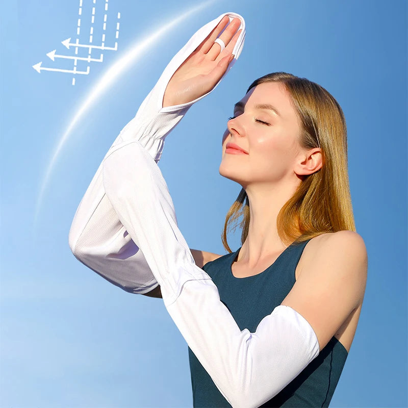 UV Protection Arm Sleeves – Breathable Sun Covers for Driving and Cycling