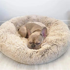 Round Plush Pet Bed – Soft Warm Sleeping Mat for Large Dogs and Cats