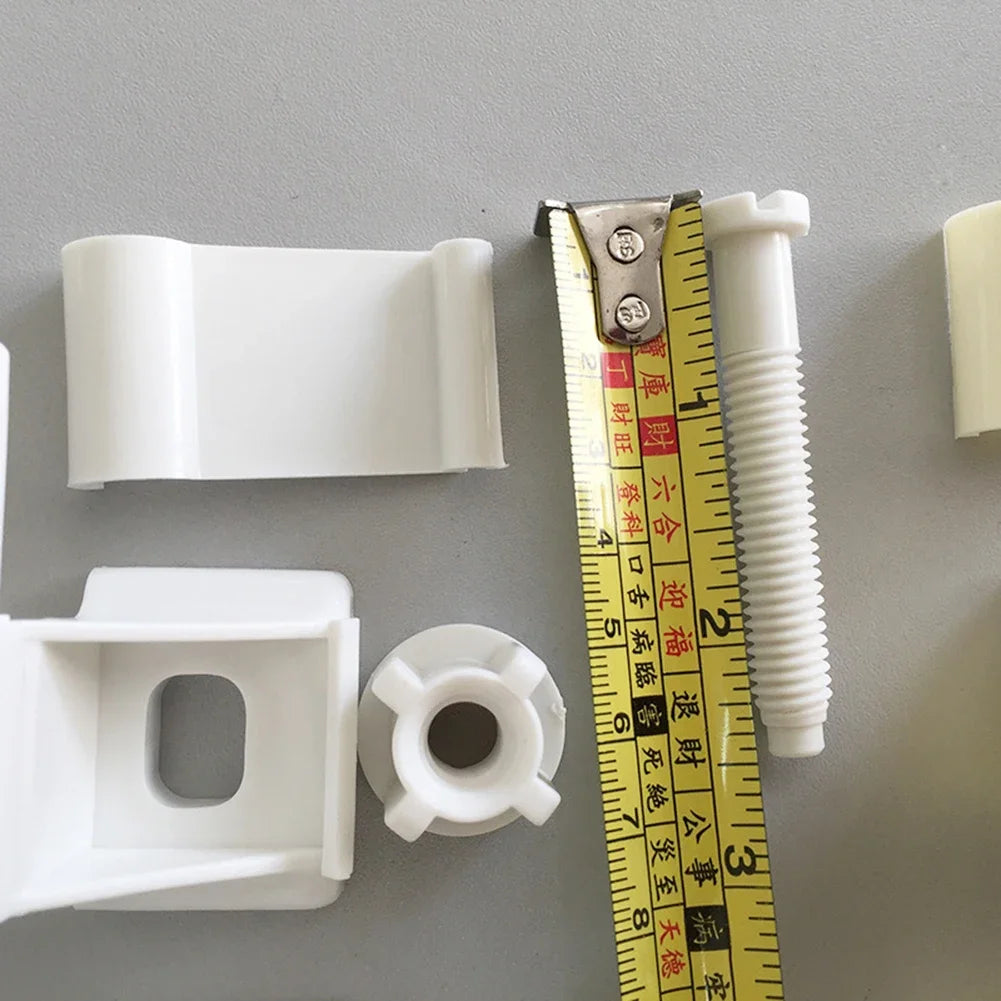 Toilet Seat Hinge Replacement Kit – Universal Fixing Screws for Repairs