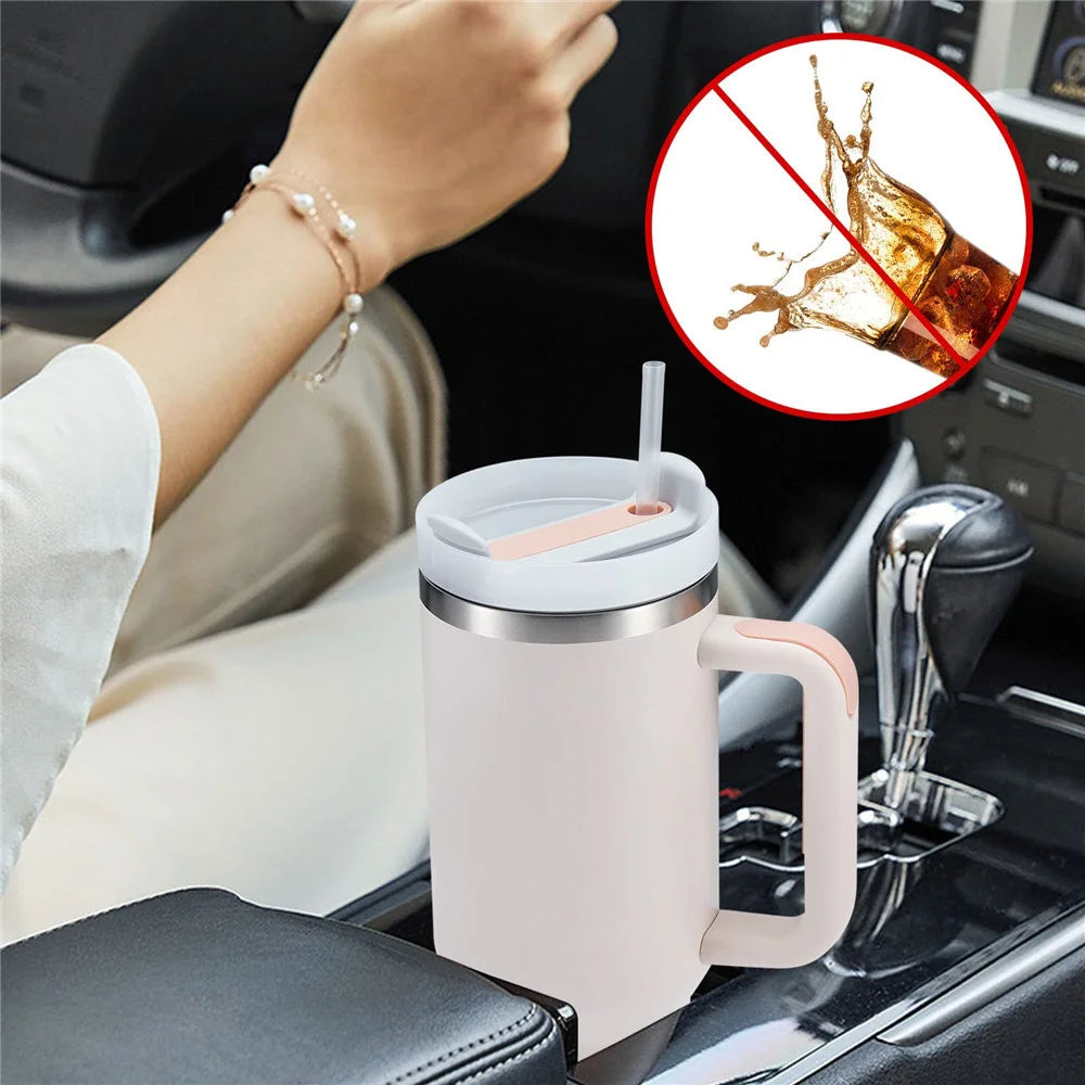 Silica Gel Replacement Lids – 40 Oz Leakproof Covers for Stanley Quencher Tumbler