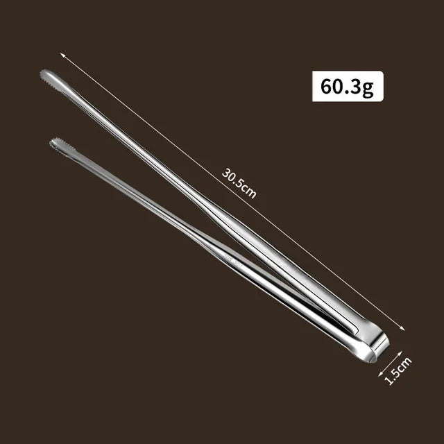 Stainless Steel BBQ Tongs – Multipurpose Kitchen Utensils for Grilling