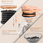 Wooden Coffee Grinder Lid – Replacement Hopper Cover for Eureka Mignon