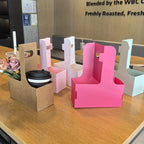 Floral Paper Gift Boxes – Decorative Handle Carriers for Birthday Wedding Party