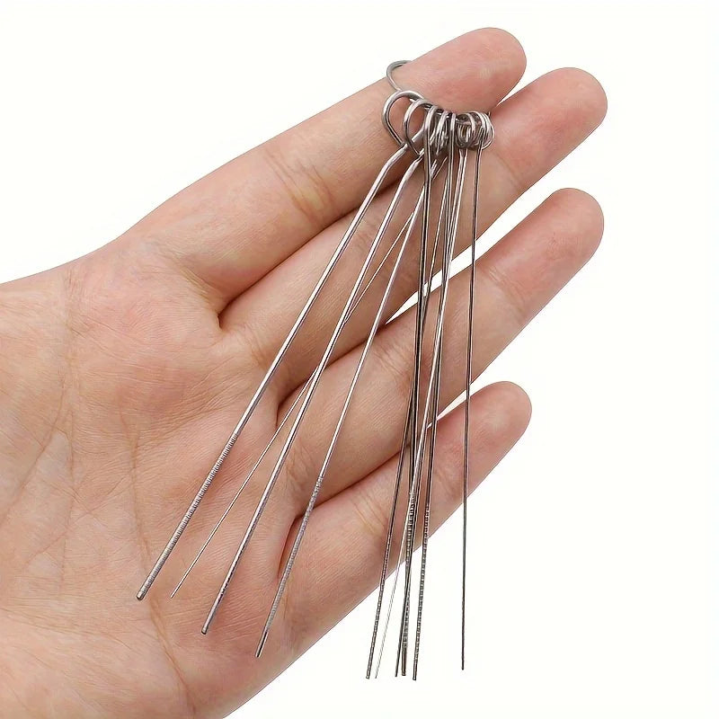 Stainless Steel Cleaning Brushes – Multi-Size Needle Set for Shower Heads