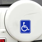 Disabled Mobility Parking Decal – PVC Universal Sticker for Accessible Vehicles