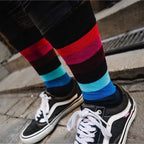 Cotton Novelty Crew Socks – Colorful Animal Print for Casual Halloween Wear