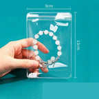 Transparent PVC Zip Jewelry Pouches – Anti-Oxidation Bags for Storage