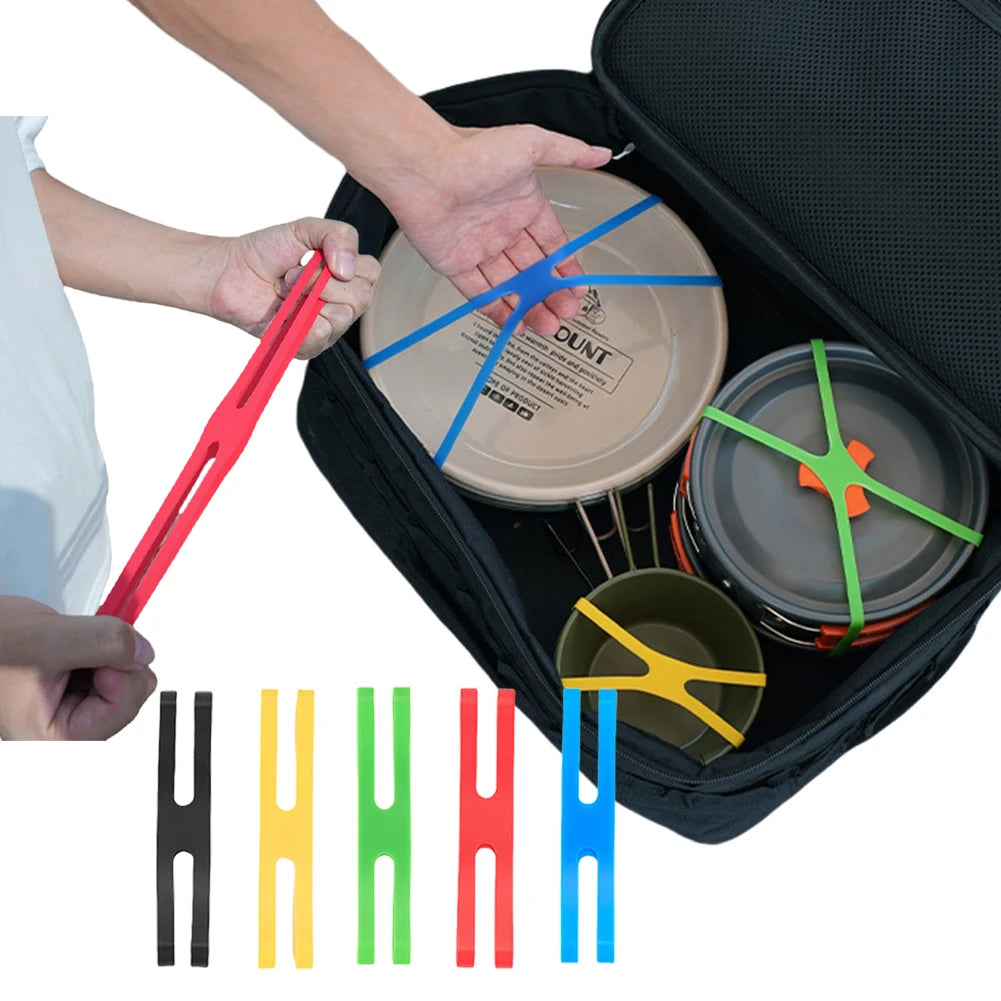 Silicone Rubber Bands – High Elasticity Wrapping Ties for Outdoor Camping