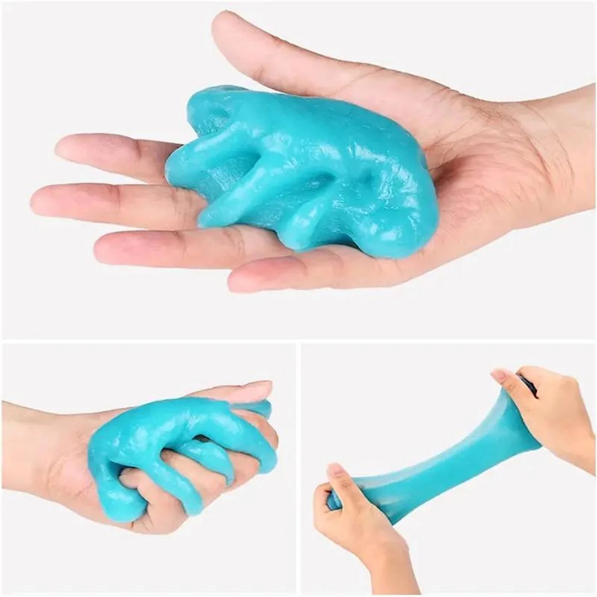 Sticky Cleaning Gel – Reusable Dust Removal Mud for Car and Keyboard Detailing