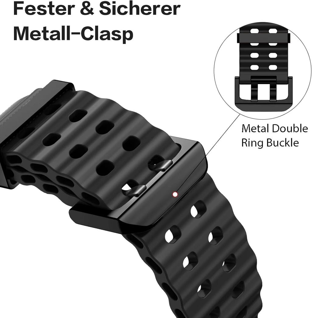 Silicone Marine Strap – Sports Watch Band for Samsung Galaxy Watch Ultra