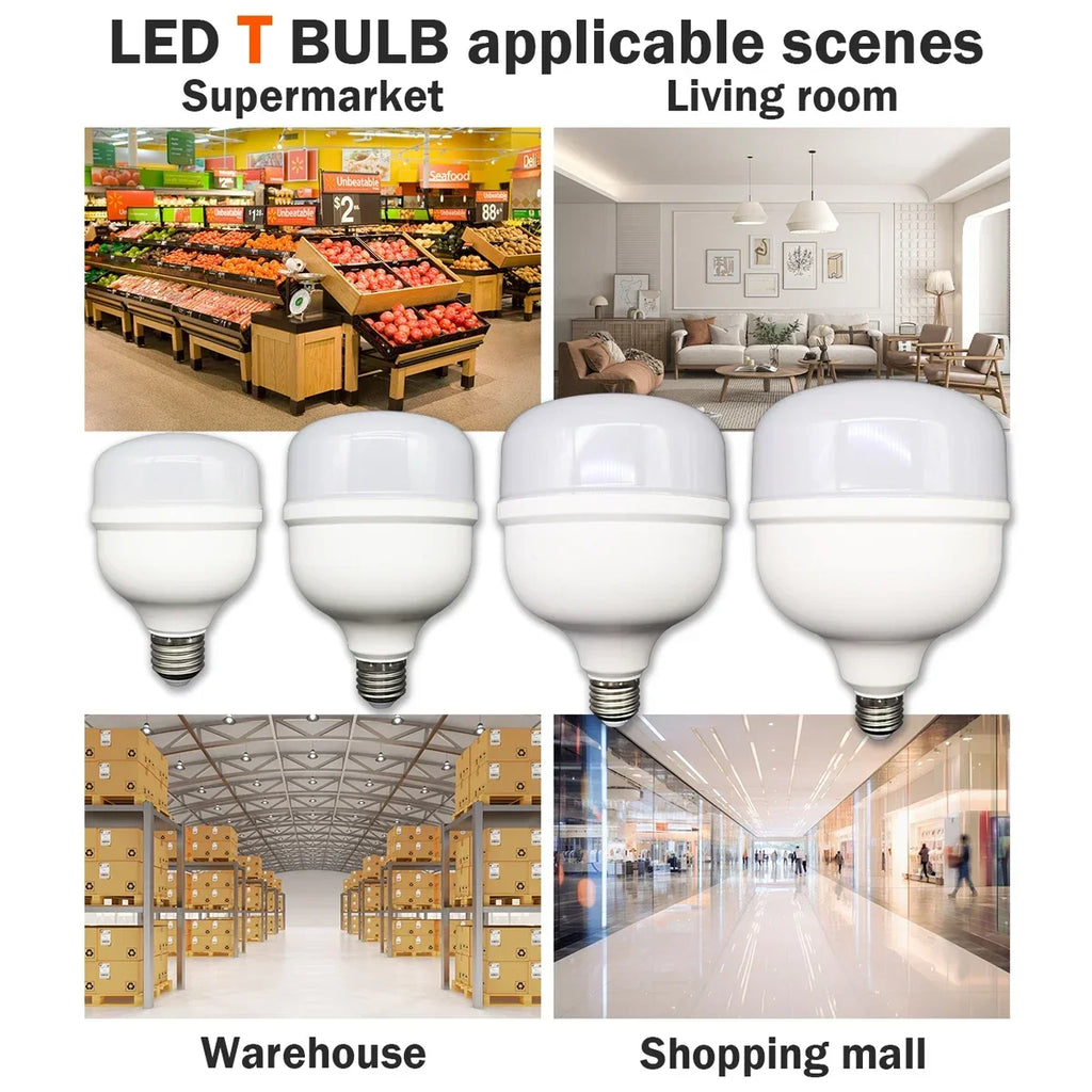 Super Bright 50W LED Bulb – Energy Efficient Lighting for Home Living Room