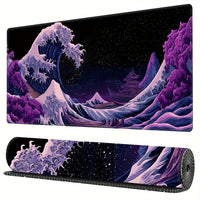 Large Japanese Anime Mouse Pad – Anti-Slip Rubber Desk Mat for PC Gaming